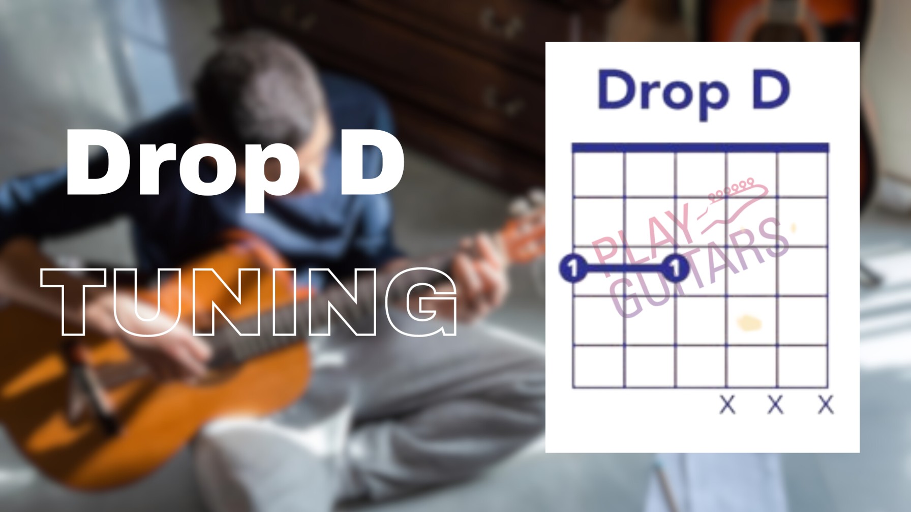 Drop d online tuning acoustic guitar