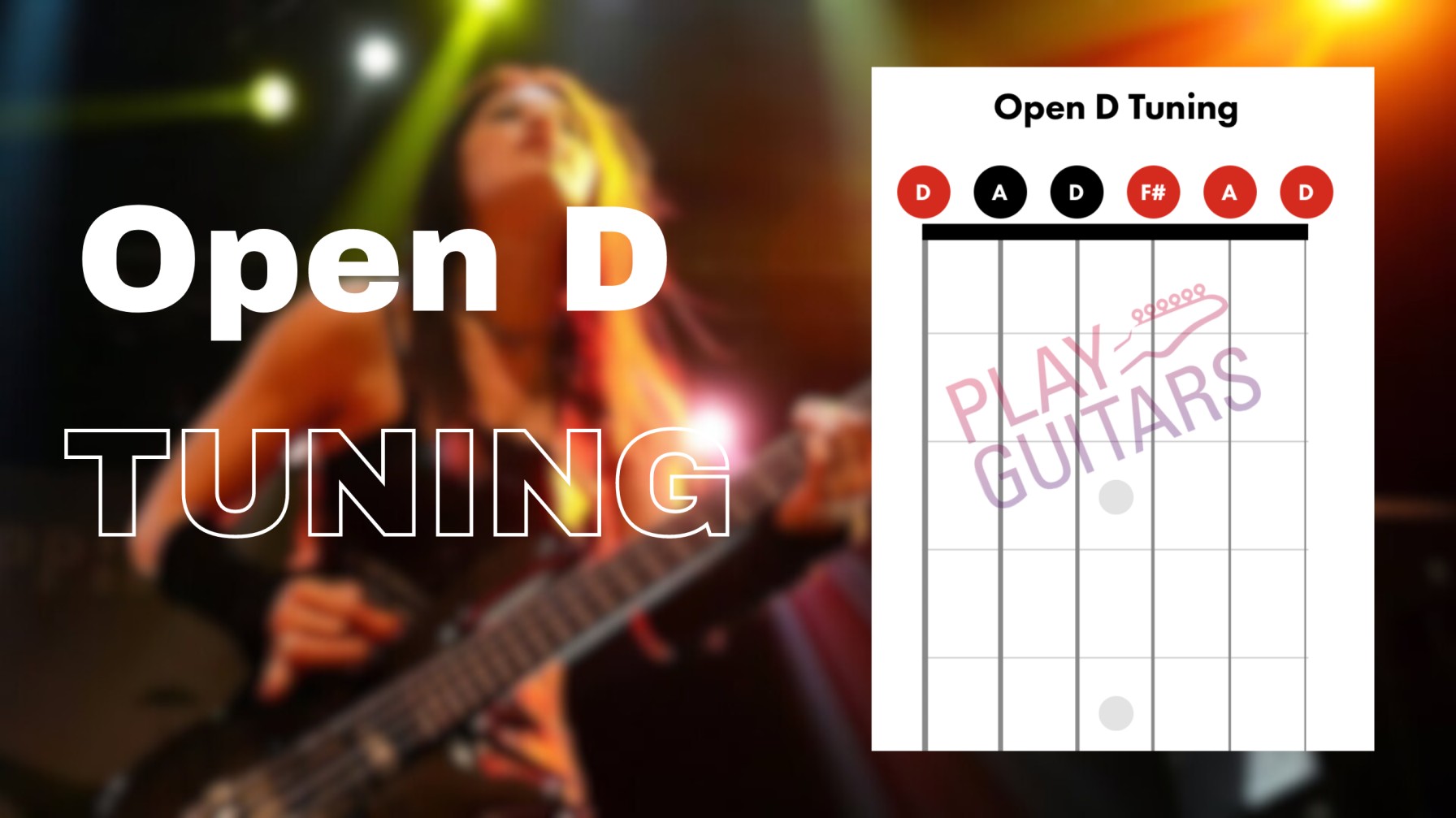 Drop D Tuning Open D Tuning on Guitar Play Guitars