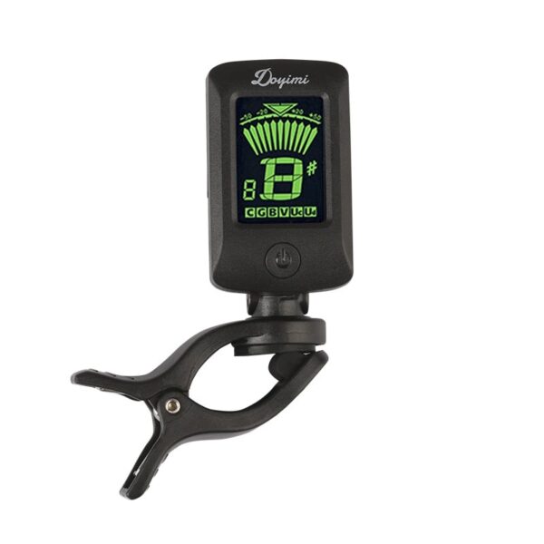 Joyo JT-01 Clip-On Digital Guitar Tuner 360 Degree Rotatable LCD - Image 2
